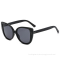 _ New fashion cat's eye large frame sunglasses, European and American fashion women's meter nail sunglasses, cross-border street